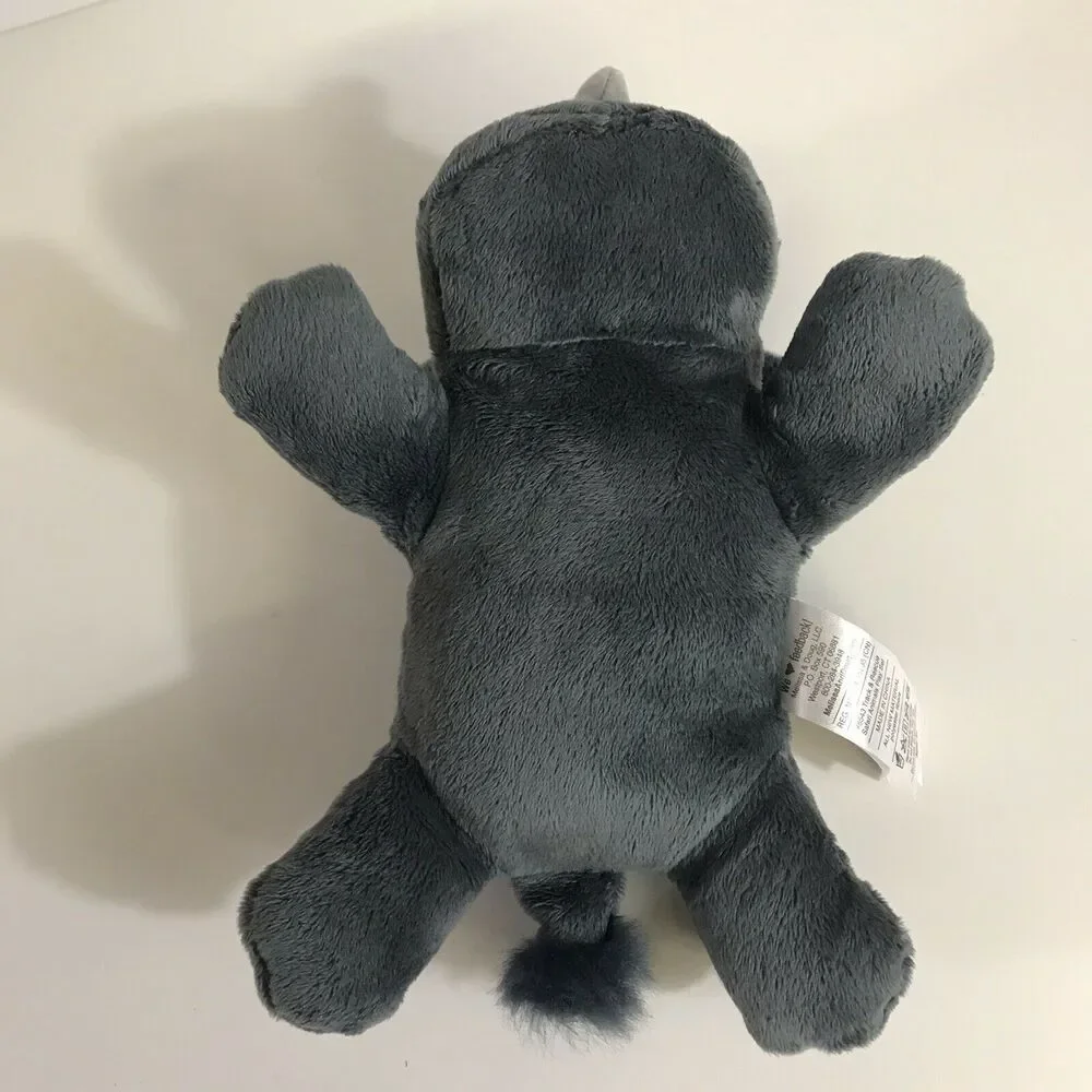 Melissa & Doug Gray Rhino Plush Rhinoceros Stuffed Animal Toy 9”